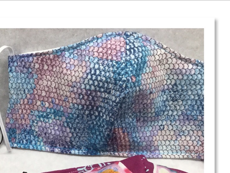 Mermaid Silver Shimmer face mask Mermaid Silver Shimmer face mask